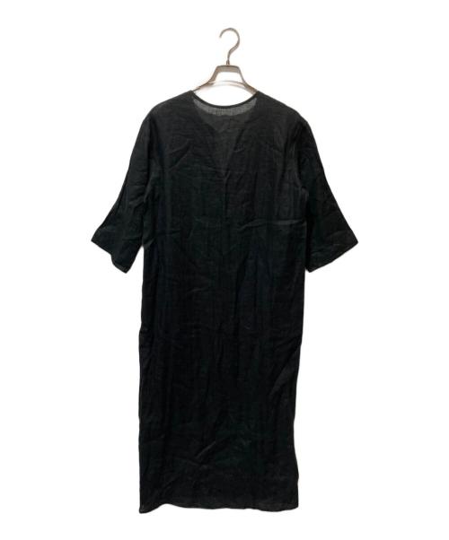 MUSE de Deuxieme Classe（ミューズ ドゥーズィエム クラス）MUSE de Deuxieme Classe (ミューズ ドゥーズィエム クラス) LINEN long ワンピース ブラック サイズ:FREEの古着・服飾アイテム