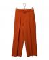 L'appartement（アパルトモン）の古着「Double cloth Tuck Pants」｜オレンジ