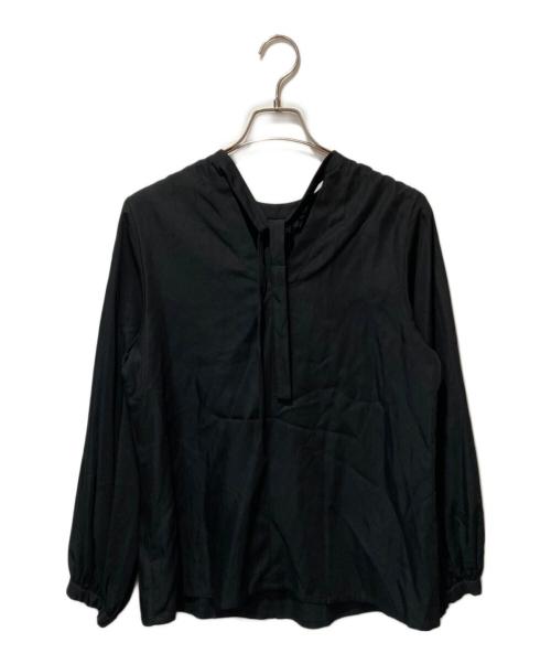 L'appartement（アパルトモン）L'Appartement (アパルトモン) Crew neck Gather Blouse ブラック サイズ:FREE 未使用品の古着・服飾アイテム