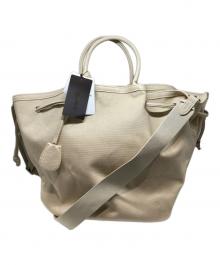 GOOD GRIEF!（グッドグリーフ）の古着「DrawstringTote　ドローストリングトート」｜ベージュ