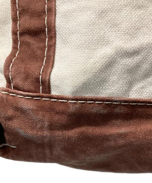 L.L.Bean（エルエルビーン）L.L.Bean (エルエルビーン) REMI RELIEF (レミレリーフ) Canvas Mini Tote Bag ホワイトの古着・服飾アイテム