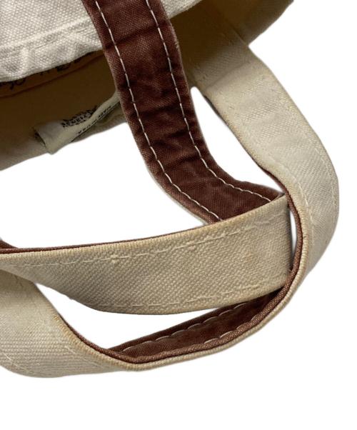 L.L.Bean（エルエルビーン）L.L.Bean (エルエルビーン) REMI RELIEF (レミレリーフ) Canvas Mini Tote Bag ホワイトの古着・服飾アイテム