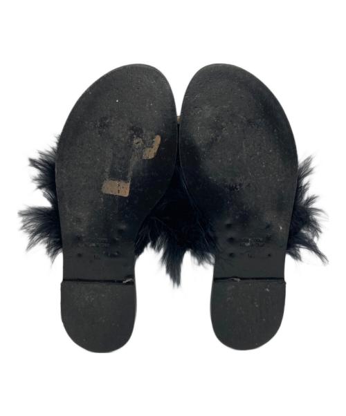 ALUMNAE（アルムナエ）ALUMNAE (アルムナエ) Strap Python Sandal ブラック サイズ:37の古着・服飾アイテム