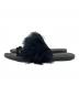 ALUMNAE (アルムナエ) Strap Python Sandal ブラック サイズ:37：6000円