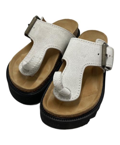 Acne studios（アクネ ストゥディオズ）ACNE STUDIOS (アクネ ストゥディオズ) Flat Sandal ホワイト サイズ:35の古着・服飾アイテム
