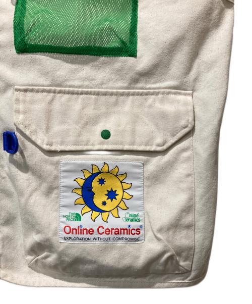 THE NORTH FACE（ザ ノース フェイス）THE NORTH FACE (ザ ノース フェイス) Online Ceramics (オンライン セラミックス) M66 Utility Field Vest アイボリー×グリーン サイズ:XLの古着・服飾アイテム