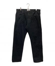 SUPREME×MLB（シュプリーム×エムエルビー）の古着「21AW NEW YORK YANKEES Regular Jean」｜ブラック