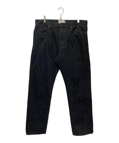 SUPREME（シュプリーム）SUPREME (シュプリーム) MLB (エムエルビー) 21AW NEW YORK YANKEES Regular Jean ブラック サイズ:36の古着・服飾アイテム