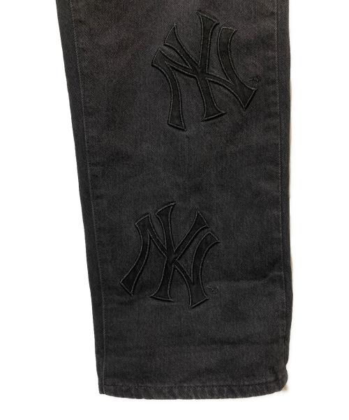 SUPREME（シュプリーム）SUPREME (シュプリーム) MLB (エムエルビー) 21AW NEW YORK YANKEES Regular Jean ブラック サイズ:36の古着・服飾アイテム