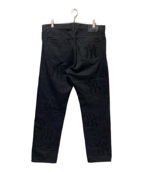 SUPREME（シュプリーム）SUPREME (シュプリーム) MLB (エムエルビー) 21AW NEW YORK YANKEES Regular Jean ブラック サイズ:36の古着・服飾アイテム
