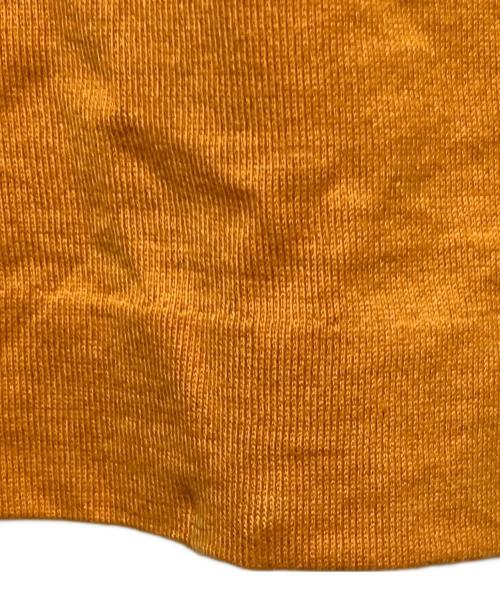 HERMES（エルメス）HERMES (エルメス) Hロゴ刺繍ポケットTシャツ オレンジ サイズ:Mの古着・服飾アイテム