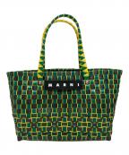 MARNIマルニ）の古着「オーヴァルバスケット」｜グリーン