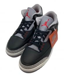 NIKE（ナイキ）の古着「Air Jordan 3 Retro "Black Cement"」｜ブラック