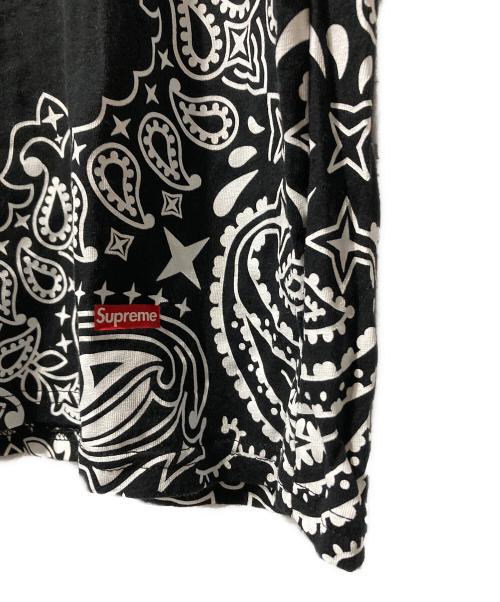 SUPREME（シュプリーム）SUPREME (シュプリーム) Hanes (ヘインズ) Bandana Tagless Tee ブラック サイズ:Lの古着・服飾アイテム