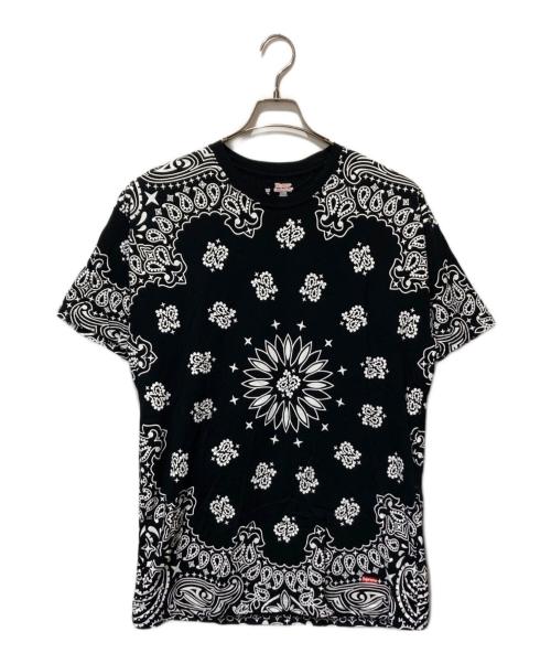 SUPREME（シュプリーム）SUPREME (シュプリーム) Hanes (ヘインズ) Bandana Tagless Tee ブラック サイズ:Lの古着・服飾アイテム