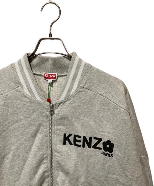 KENZO（ケンゾー）KENZO (ケンゾー) BOKE FLOWER 2.0ジップアップスウェット グレー サイズ:XLの古着・服飾アイテム