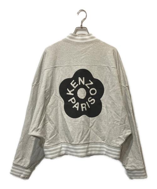 KENZO（ケンゾー）KENZO (ケンゾー) BOKE FLOWER 2.0ジップアップスウェット グレー サイズ:XLの古着・服飾アイテム