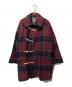 Vivienne Westwood man（ヴィヴィアン ウェストウッド マン）の古着「チェック柄ダッフルコート」｜ネイビー×レッド
