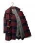 中古・古着 Vivienne Westwood man (ヴィヴィアン ウェストウッド マン) チェック柄ダッフルコート ネイビー×レッド サイズ:44：30000円