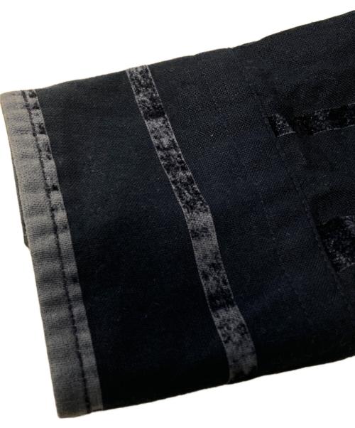Vivienne Westwood man（ヴィヴィアン ウェストウッド マン）Vivienne Westwood man (ヴィヴィアン ウェストウッド マン) オーブ刺繍ベルベットラインシャツ ネイビー サイズ:44の古着・服飾アイテム