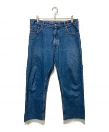 MM6 Maison Margiela（エムエムシックスメゾンマルジェラ）の古着「クロップドジーンズ」｜インディゴ