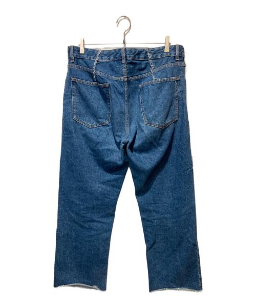 MM6 Maison Margiela（エムエムシックスメゾンマルジェラ）MM6 Maison Margiela (エムエムシックスメゾンマルジェラ) クロップドジーンズ インディゴ サイズ:44の古着・服飾アイテム