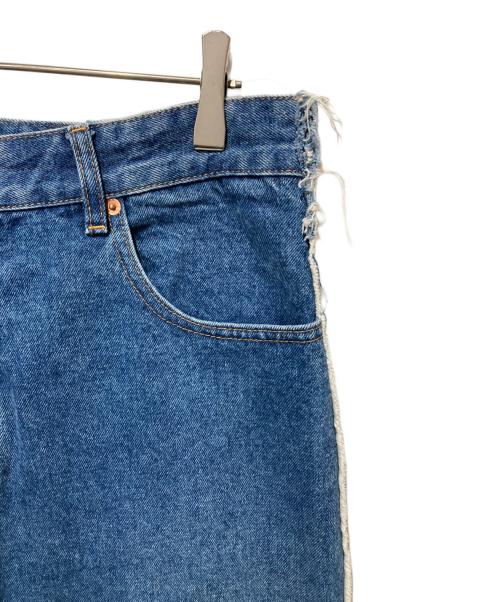 MM6 Maison Margiela（エムエムシックスメゾンマルジェラ）MM6 Maison Margiela (エムエムシックスメゾンマルジェラ) クロップドジーンズ インディゴ サイズ:44の古着・服飾アイテム