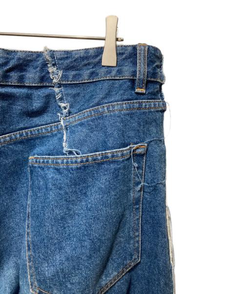 MM6 Maison Margiela（エムエムシックスメゾンマルジェラ）MM6 Maison Margiela (エムエムシックスメゾンマルジェラ) クロップドジーンズ インディゴ サイズ:44の古着・服飾アイテム