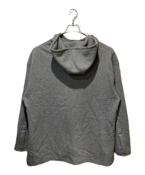 CABAN（キャバン）CABaN (キャバン) ウールコットンダブルフェイス プルオーバーパーカー グレー サイズ:Lの古着・服飾アイテム