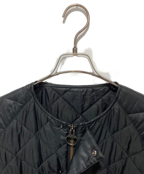 Barbour（バブアー）Barbour (バブアー) キルティングノーカラーコート ブラック サイズ:SIZE 38の古着・服飾アイテム