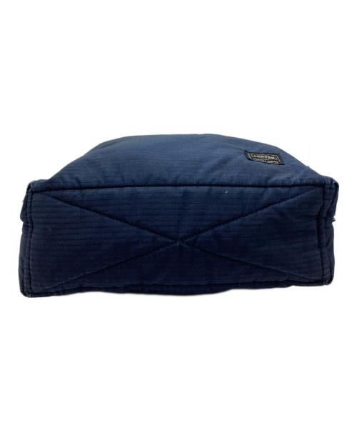 PORTER（ポーター）PORTER (ポーター) BLUE BLUE (ブルーブルー) リップストップショルダーバッグ インディゴの古着・服飾アイテム