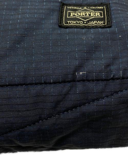 PORTER（ポーター）PORTER (ポーター) BLUE BLUE (ブルーブルー) リップストップショルダーバッグ インディゴの古着・服飾アイテム