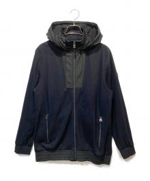 BOSS（ボス）の古着「切替ジップパーカー」｜ブラック