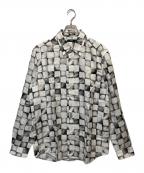 DIESELディーゼル）の古着「S-CLESチェックシャツ」｜ホワイト
