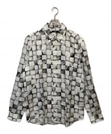 DIESEL（ディーゼル）の古着「S-CLESチェックシャツ」｜ホワイト