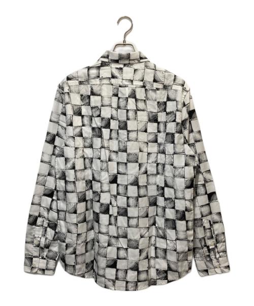 DIESEL（ディーゼル）DIESEL (ディーゼル) S-CLESチェックシャツ ホワイト サイズ:XL 未使用品の古着・服飾アイテム