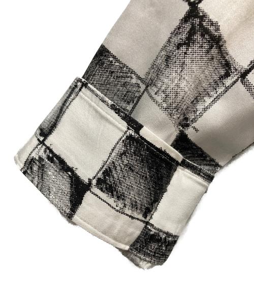 DIESEL（ディーゼル）DIESEL (ディーゼル) S-CLESチェックシャツ ホワイト サイズ:XL 未使用品の古着・服飾アイテム