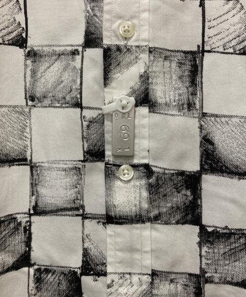 DIESEL（ディーゼル）DIESEL (ディーゼル) S-CLESチェックシャツ ホワイト サイズ:XL 未使用品の古着・服飾アイテム