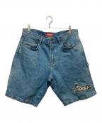 SUPREMEシュプリーム）の古着「21SS Handstyle Denim Painter Short」｜インディゴ