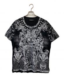 GIVENCHY（ジバンシィ）の古着「スカルタトゥープリントTシャツ」｜ブラック