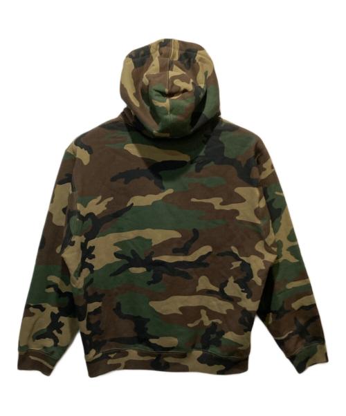 SUPREME（シュプリーム）SUPREME (シュプリーム) Reflective Hooded Sweatshirt　リフレクティブ　フーデット　スウェットシャツ オリーブ サイズ:Mの古着・服飾アイテム