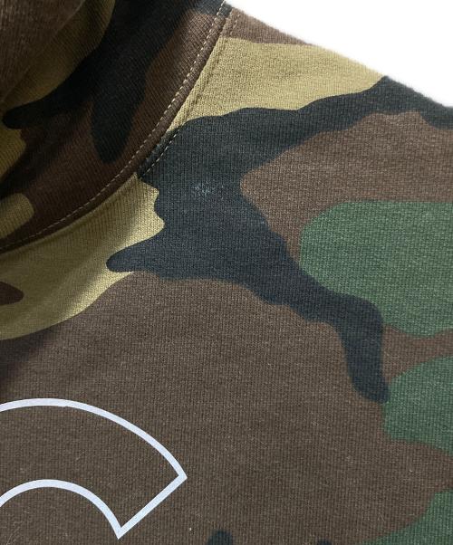 SUPREME（シュプリーム）SUPREME (シュプリーム) Reflective Hooded Sweatshirt　リフレクティブ　フーデット　スウェットシャツ オリーブ サイズ:Mの古着・服飾アイテム