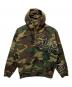 SUPREME（シュプリーム）の古着「Reflective Hooded Sweatshirt　リフレクティブ　フーデット　スウェットシャツ」｜オリーブ
