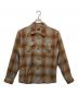 RATS（ラッツ）の古着「COTTON RAYON CHECK SHIRT　コットンレーヨンチェックシャツ」｜ブラウン