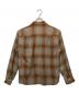 RATS (ラッツ) COTTON RAYON CHECK SHIRT　コットンレーヨンチェックシャツ ブラウン サイズ:M：12000円