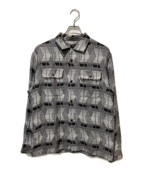 RATS（ラッツ）RATS (ラッツ) NATIVE JACQUARD SHIRT グレー サイズ:Mの古着・服飾アイテム