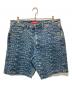 Supreme（シュプリーム）の古着「Warp Jacquard Logos Denim Painter Short」｜インディゴ