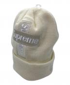 SUPREME×New Eraシュプリーム×ニューエラ）の古着「Cross Box Logo Beanie」｜アイボリー