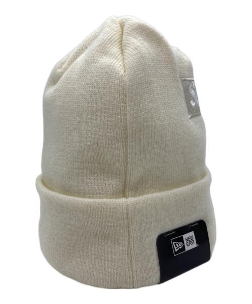 SUPREME（シュプリーム）SUPREME (シュプリーム) New Era (ニューエラ) Cross Box Logo Beanie アイボリー 未使用品の古着・服飾アイテム