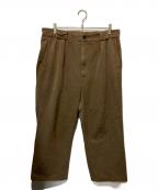 Unlikelyアンライクリー）の古着「Guide 2P Trousers Twill」｜ブラウン